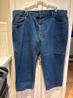 JoS. A. Bank jean size 50 x 29 (hemmed to 27”) traveler denim