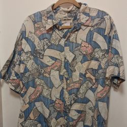 Cooke Street Men's Aloha Print Shirt