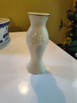 Lenox white porcelain vase