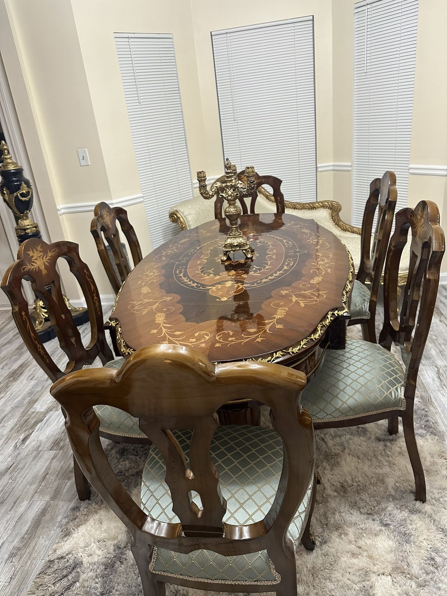 Dining Room 6 Chair And Table