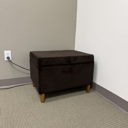 Stylish Brown Storage Ottoman