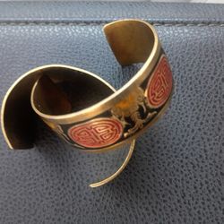 Vintage Brass Cuff Bracelets