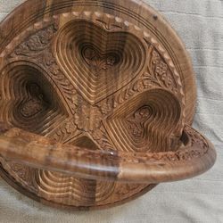 Collapsible Folding Wooden Basket 