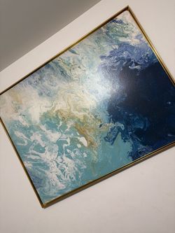 Large framed Abstract Art