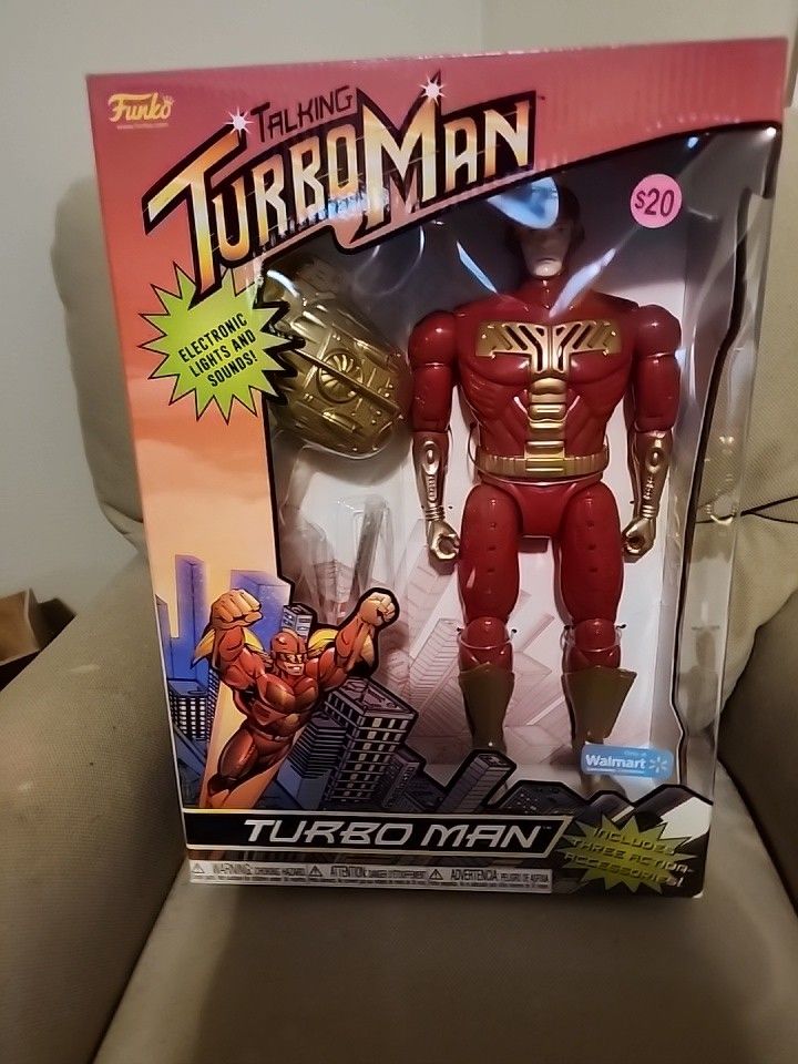 FUNKO EXCLUSIVE JINGLE ALL THE WAY TALKING TURBO MAN DELUXE
