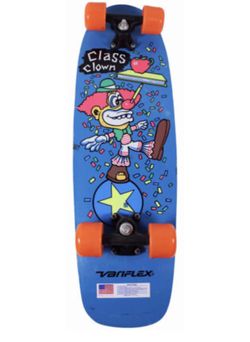 Vintage Veriflex Skateboard - Class Clown