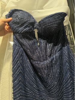 Navy blue dress