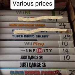 Wii Games. Prices In Pics. 1 Week Refund.  5 Star Seller. 