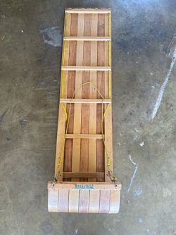Montgomery Wards Antique Wooden Sled