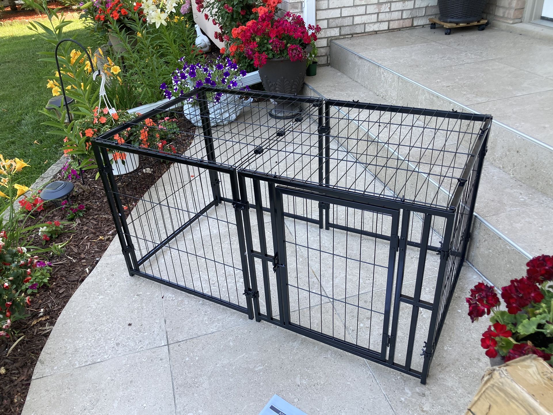 48” deep dog cage x 2 ft length x 2 ft height