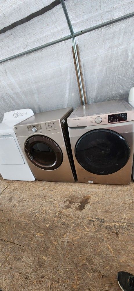 Samsung Washer, Kenmore Dryer, Set, Both Works Good