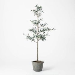 75 Artificial Sparse Olive Tree in Pot - Threshold™ Studio McGee 