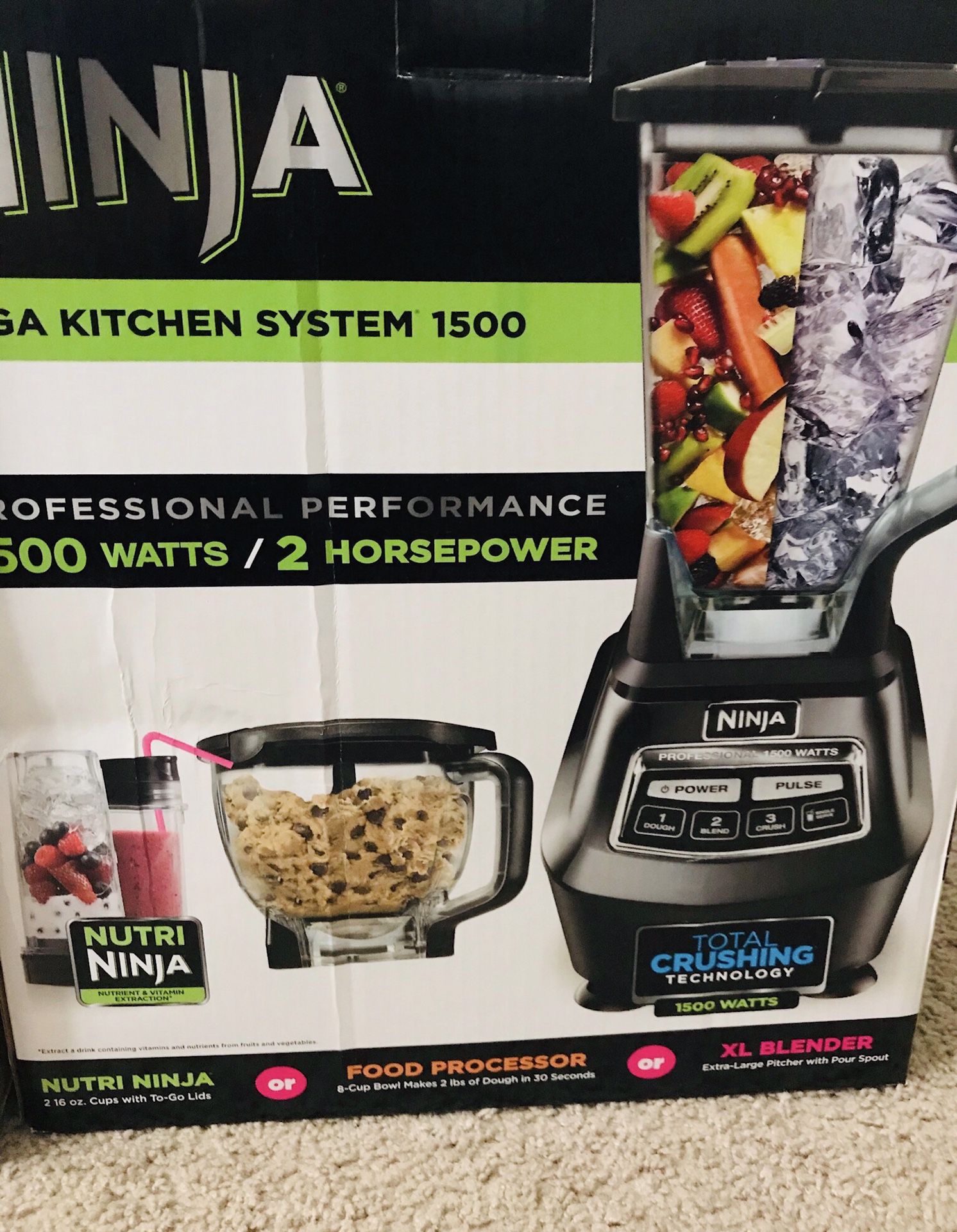 Ninja Food Processor and Blender BL 770 - 1500 watt