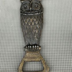 Hoo Hoo loves vintage? Classic Vintage Owl Made in Italy Solid Brass Bottle Opener: 