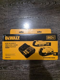 Dewalt battery and charger kit
