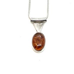 Sterling Bakelite Necklace