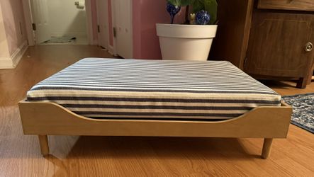 Raised Dog Bed With Wooden Frame