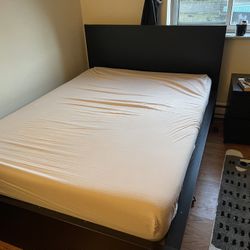 Nightstand, bed frame and dresser (IKEA )