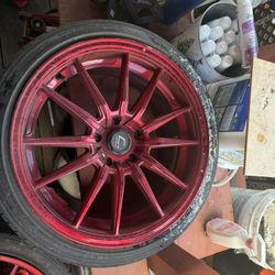 Cosmis Wheels R1 Hyper Candy Red 18x8.5 +35 5x114.3