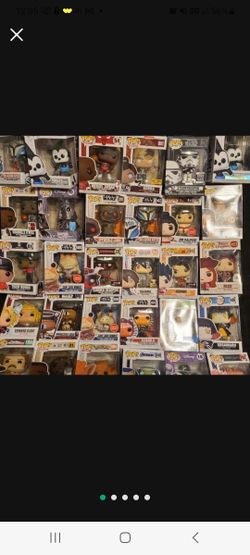 Funko Pop Figure Lot Disney, Star Wars, Pokemon, Anime And More