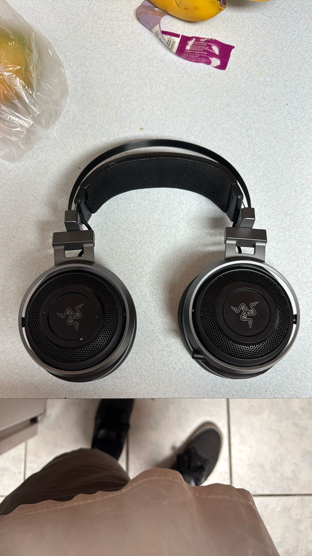 Used Razer Nari Ultimate Wireless 7.1 Surround Sound Gaming Headset