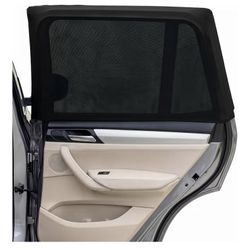 Car Window Shades for Baby 2 Pack, Stretchable & Breathable Spandex Rear Side