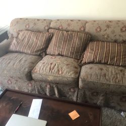 Very Nice Sofa Originally $2000 Plus Dresser And Mirror