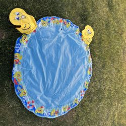 Kids Duck Small Splash Pad Water Play Mat