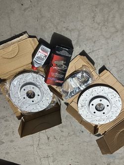 Infiniti G37 z1 FrontRotors and pads and brake lines