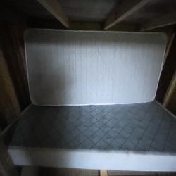 Box springs and twin size mattress