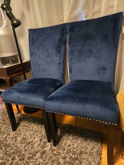 set of 2 soft cozy chairs.