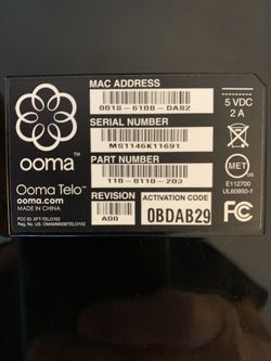 Ooma Internet Telephone