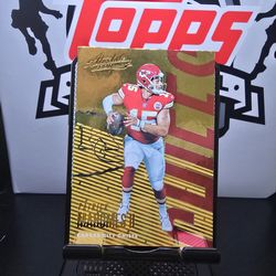 Patrick Mahomes 2018 Panini Absolute Gold Foil 2nd Year Card Chiefs #49