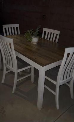 Table and 4 chairs