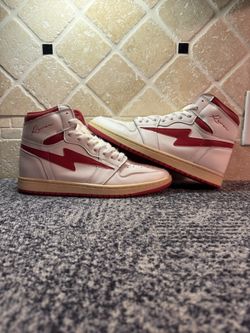 -Reves Paris Air Kiy ‘85 Hi “White Red” -Size 11M -No box -Barely used 