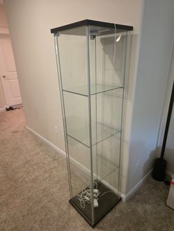 Ikea glass display case