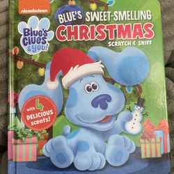 Blues Clues Scratch & Sniff Christmas Book NEW