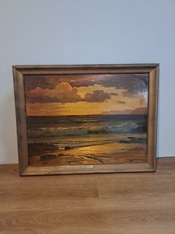 Robert Wood Painting – Vintage Reproduction