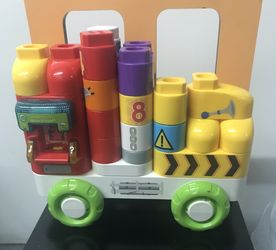LeapFrog LeapBuilders 123 Fix-It Truck Learning Blocks Toy