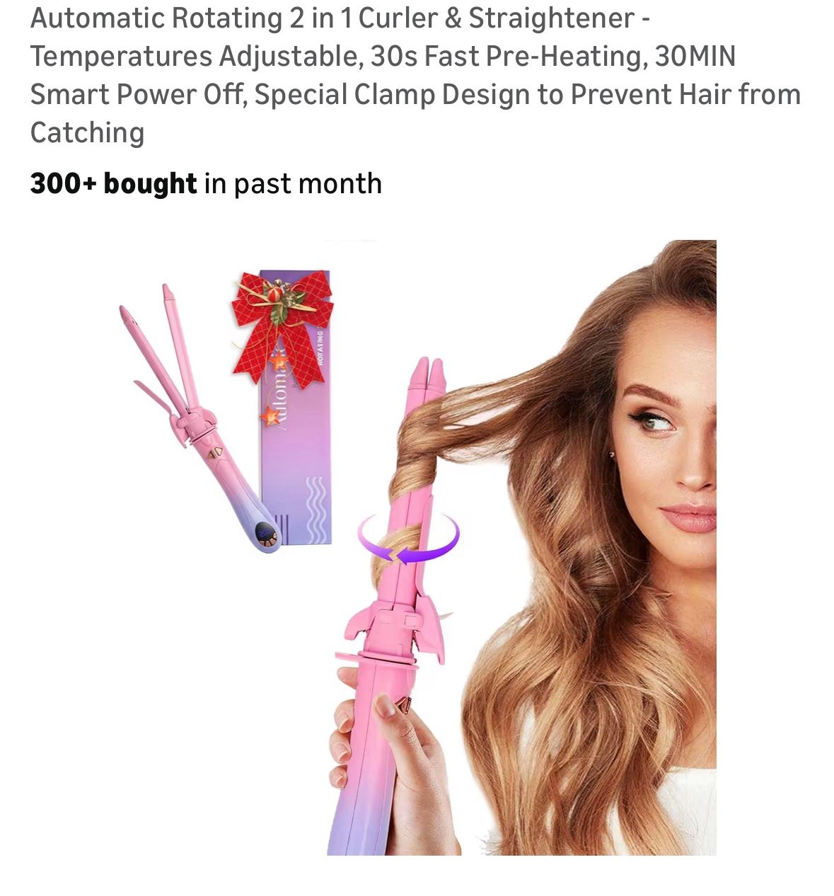 Automatic Rotating 2-1curler