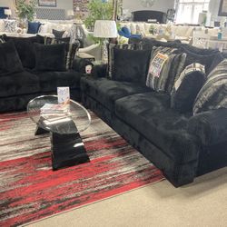 Oversized Deep Seating Sofa Loveseat! $2,399! 💙✨🏠  Easy Financing! 