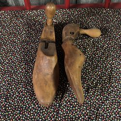 Vintage Shoe Shapers - wood
