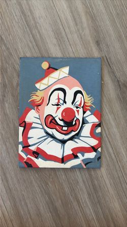 Vintage clown print