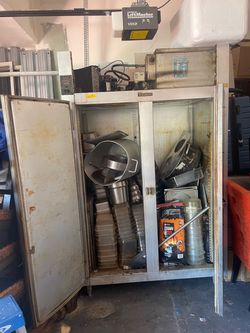 Commercial cooler  and 6 pans everything has to go