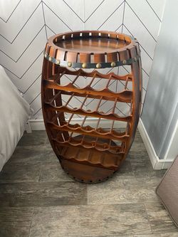 Wine barrel/ wine rack