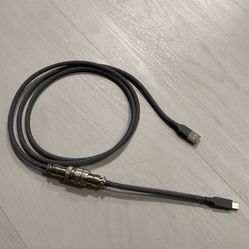 Custom Aviator Sleeved Keyboard USB C Cable