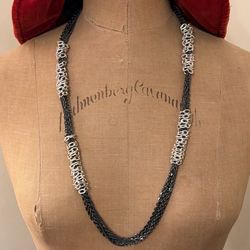 Vintage statement chain necklace