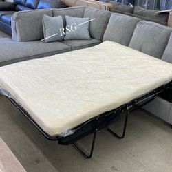 Color Options Sleeper Sectional Couch With Chaise Set ⭐$39 Down Payment with Financing ⭐ 90 Days same as cash