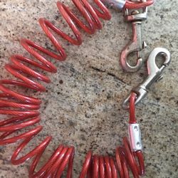 11’-12’ Coiled Dog Tether