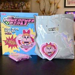 POP MART CRYBABY× Powerpuff Girls Card Holder Series - Blossom